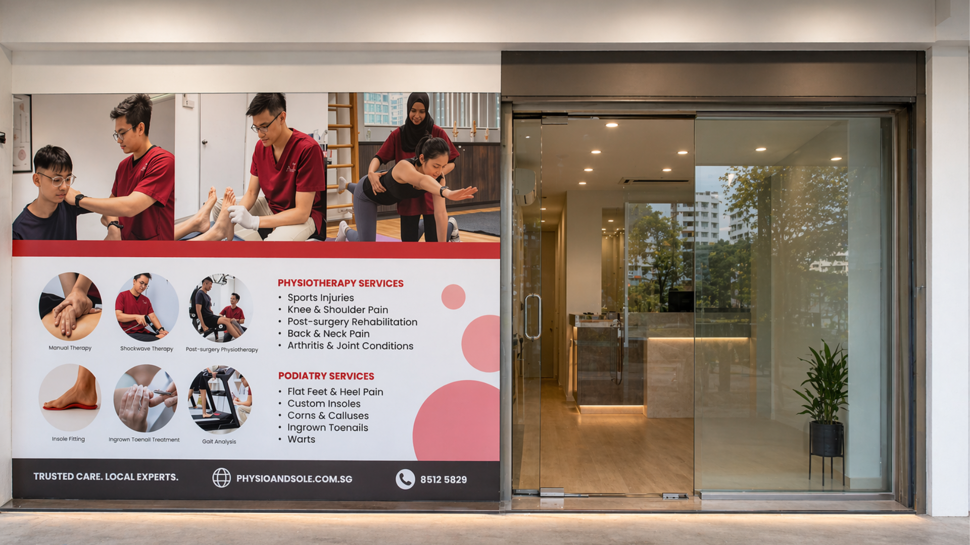 Physio Clinic Kovan fit-out